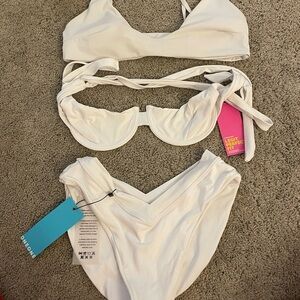 OneOne White Bikini Set